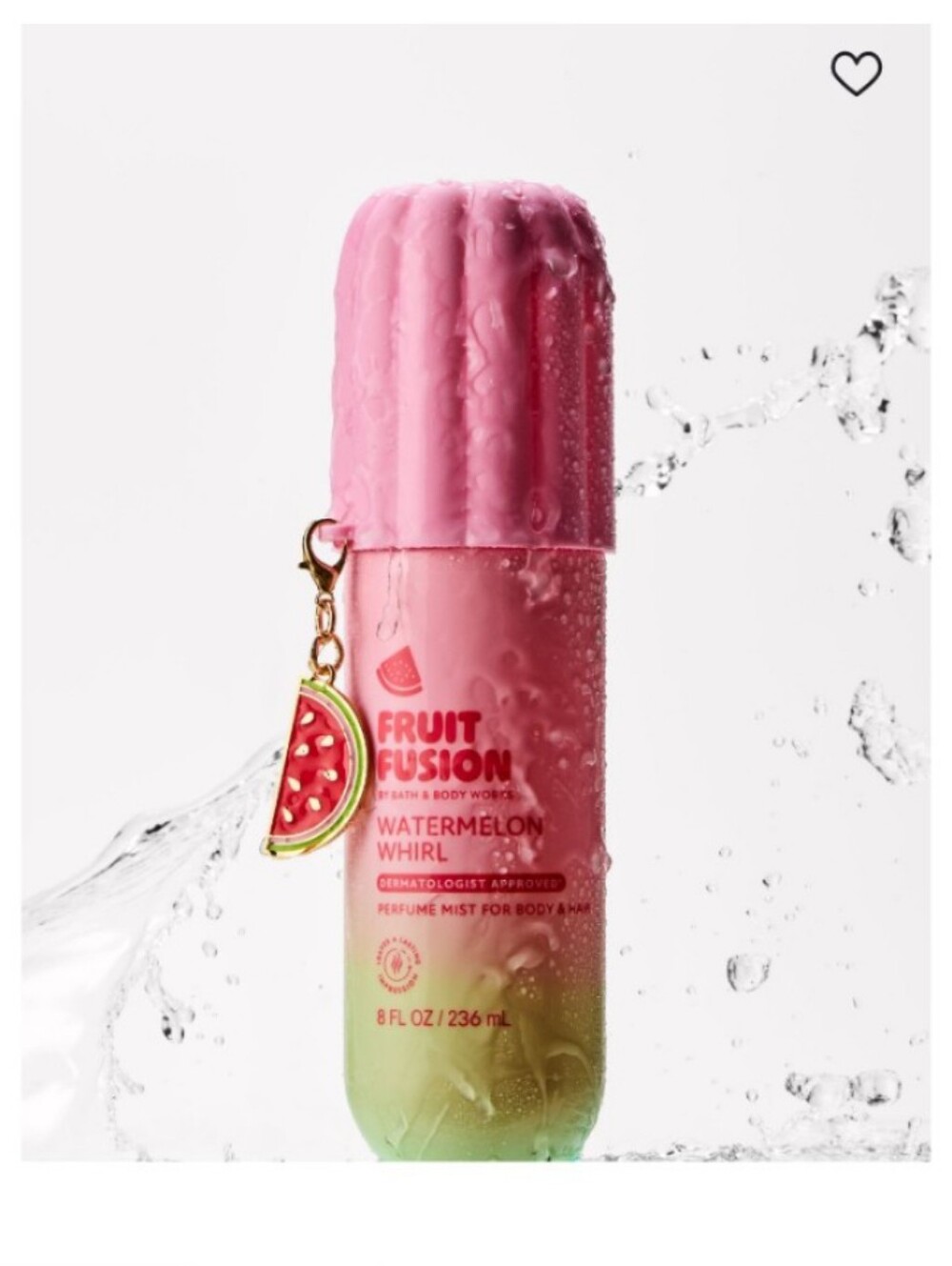 🍉Bath & Body Works Fruit Fusion Watermelon Whirl Perfume Mist - Pink & Green🍉